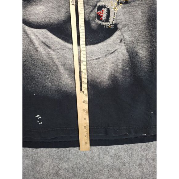 Vintage Michael Jordan Shirt Men's 3XL-TALL Graphic Rings Rhinestone *Marks/Wear - Picture 8 of 9